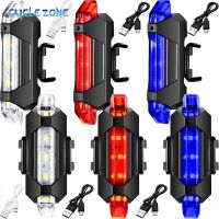 Bicycle Rear LED Light Handlebar Bike Flashlight USB Rechargeable Mountain Road Tail Light Waterproof Bicycle Accessories Parts Medicine  First Aid St