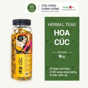 Trà Hoa Cúc Vàng sấy khô CALEN Hoàng Cúc nguyên bông tự nhiên hỗ trợ