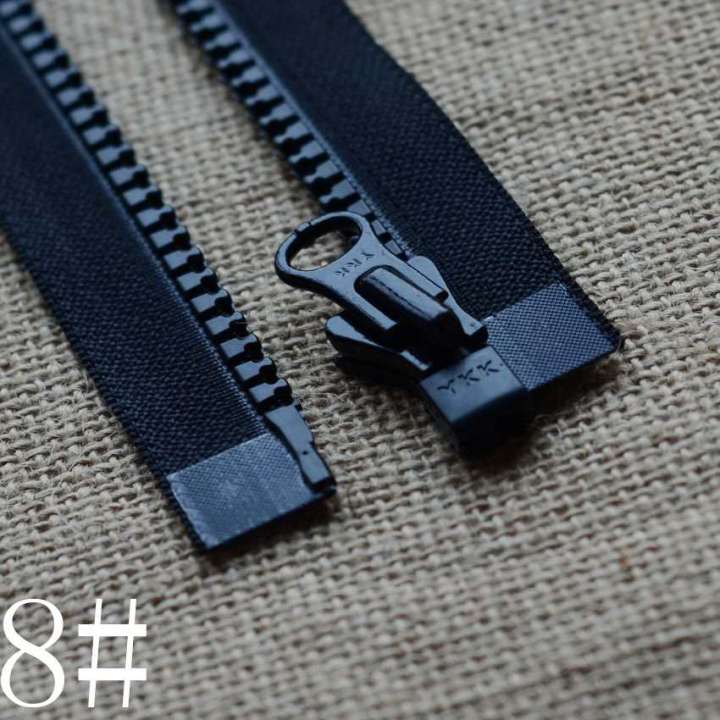 8-ykk-zipper-black-resin-plastic-long-single-open-end-fastener-repair-replacement-for-coat-jacket-sewing-accessories-wholesale-door-hardware-locks-fa