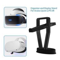 Vr Headset Display Bracket Controller Storage Rack Firm Easily Organize Vr Stand Desktop For Oculus Quest 2 Vr Placement Rack