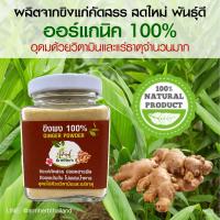 ArmHerb ขิงผง 100% เกรดพรีเมี่ยม ไม่ผสมน้ำตาล ไม่ผสมแป้ง ผลิตจากขิงแก่ คัดสรรสดใหม่ พันธุ์ดี Ginger Powder 40 กรัม