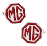 Men 39;s Car Logo Cuff Links Copper Material Red Color