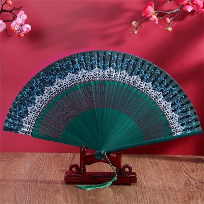 Photography Props Fashion Japanese And Hanfu Style Dancing Fans Vintage Crown Color Changing