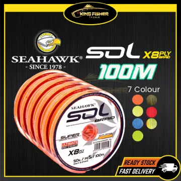 BRAIDED LINE, SEAHAWK SOL X8 MULTICOLOR (150M)