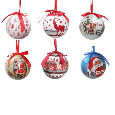 จี้ลูกบอลแบบแขวนของตกแต่งต้นไม้คริสต์มาสปีนการตกแต่งบ้าน SEDITION78AM6ที่ให้ความแมดได้ลูกบอลพลาสติกประดับต้นคริสต์มาส