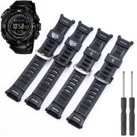 สายนาฬิกายางเรซิ่นสำหรับ Casio G-ShockPRG130 PRG-130Y PRG-130 PRW1500 PRW-1500 เปลี่ยนสายนาฬิกาผู้ชายอุปกรณ์เสริม-Meqiao ke