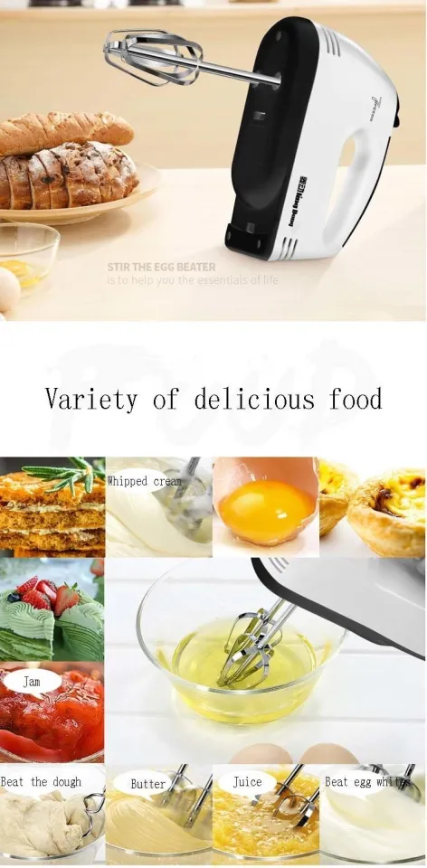 Multifunctional 7 Speed Mini Mixer Electric Food Blender Handheld Mixer Egg  Beater Automatic Cream Food Cake Baking Dough Stir - Food Mixers -  AliExpress