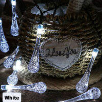 Solar Outdoor String LightBattery Box Water Drop Bubble Ball WhiteWarm WhiteRGB ChristmasHoliday LED Decoration Lights