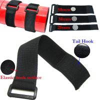 Customizable Highly Elastic Reverse Buckle Nylon  Elastic Band Hook Loop Cable Ties липучки Straps Sticky Fastener Tape 벨크로 Cable Management
