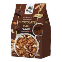 Granola Chocolate Malt 225g Younger Farm brand cereal breakfast Fast shipping ยังเกอร์ ฟาร์ม กราโนล่า ธัญพืชอบกรอบ รสช็อกโกแลต มอลต์ 225 กรัม