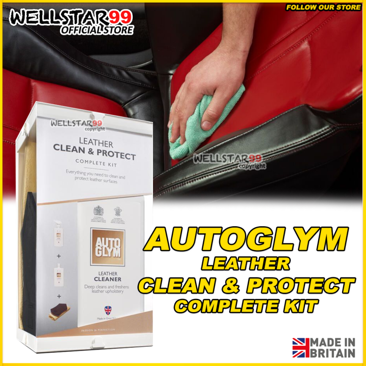 AUTOGLYM LEATHER CLEAN & PROTECT COMPLETE KIT Lazada