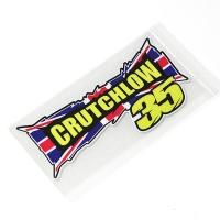 new! motorsport Cal Crutchlow stickers No. 35 decals Reflective motocross auto-bike motorcycle helmets vinyl sticker