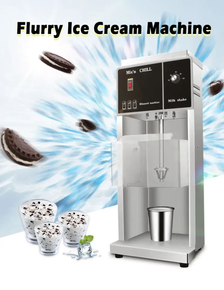 INTSUPERMAI Mcflurry Soft Ice Cream Blender Electric Maker Machine