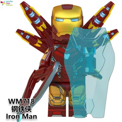 LT【ready stock】Marvel Avengers 4 Iron Man Thor War Machine Ant Man Compatible Minifigures Building Blocks Toys for Children WM6063ของเล่นของเด็ก1【cod】