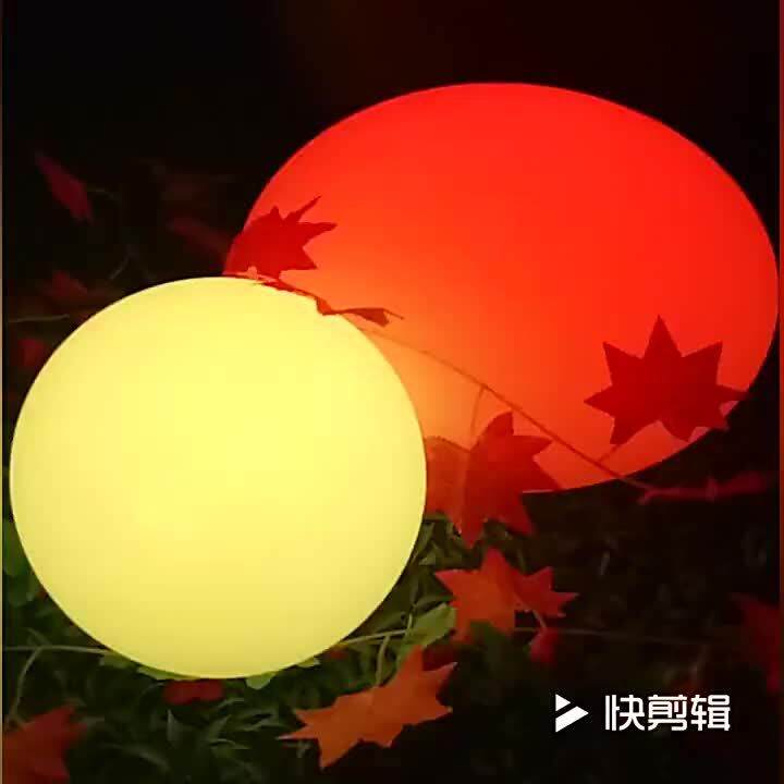 LED Lampu Bola Leper Bercahaya, Lampu Hiasan Halaman Rumah Lanskap