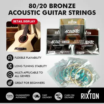 Shop Rixton Acoustic Guitar Strings with great discounts and