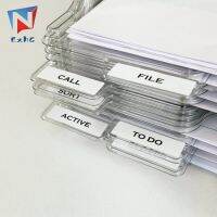 ExhG❤❤❤High quality File Storage Box Document Rack Organizer Tray Stackable for Magazine Paper Office MY