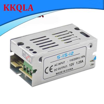 QKKQLA Power Supply DC 12V 1.25A Lighting Transformer Adapter CCTV Camera Converter for LED Strip Light Switch Driver Charger E14