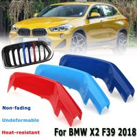 กระจังหน้ารถสติกเกอร์สำหรับ BMW 3ชิ้น/เซ็ต3มิติ,กระจังหน้ารถ F39ฝาปิดตะแกรงแถบคลิปตัดชิ้นส่วนประสิทธิภาพการทำงาน