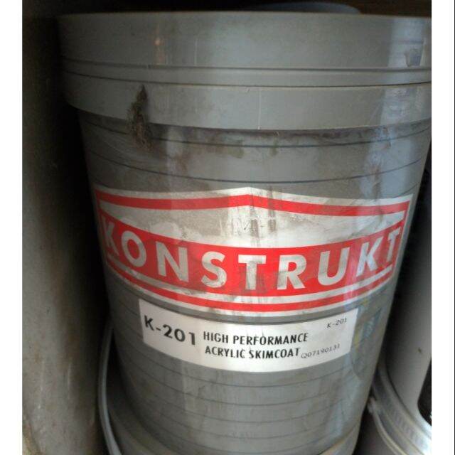 ★Boysen Konstrukt 201 Acrylic Skimkote Permaplast 4Liters Gallon Lazada PH