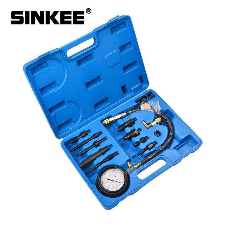 12Pc Diesel Engine Compression Test Tool Kit Direct Indirect Injection