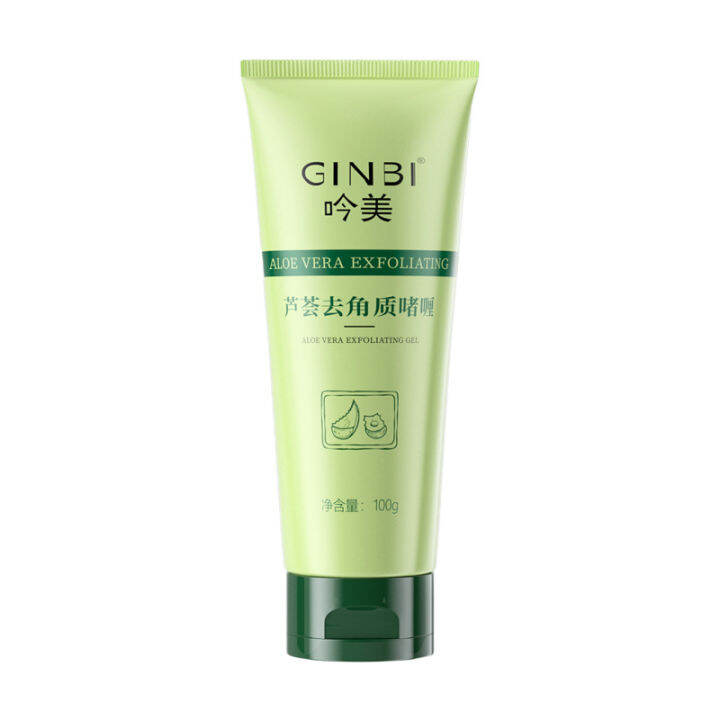 ZX HOMES GINBI Aloe Vera Gel Exfoliating 100g Deep Clean Exfoliator ...