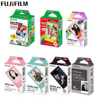New 10 sheets Fuji Fujifilm Instax Mini 11 9 8 white edge films Colour FIM rainbow cartoon for Instax camera monochrome