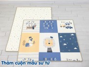 Thảm Cuộn Umoo, Thảm Xốp Trải Sàn Cho Bé Size 1m4 x 1m8 Dày 1,5 cm Cao Cấp