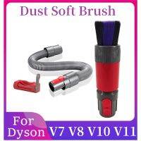 3Pcs for Dyson V7 V8 V10V11 Vacuum Cleaner Parts Dust Soft Brush Switch Lock Extension Hose Traceless Cleaning Brush Kit