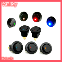 Variety ✨Hot Sale✨ ใหม่1ชิ้น/เซ็ต12V รถรอบ Dot LED Light Rocker สลับขาย