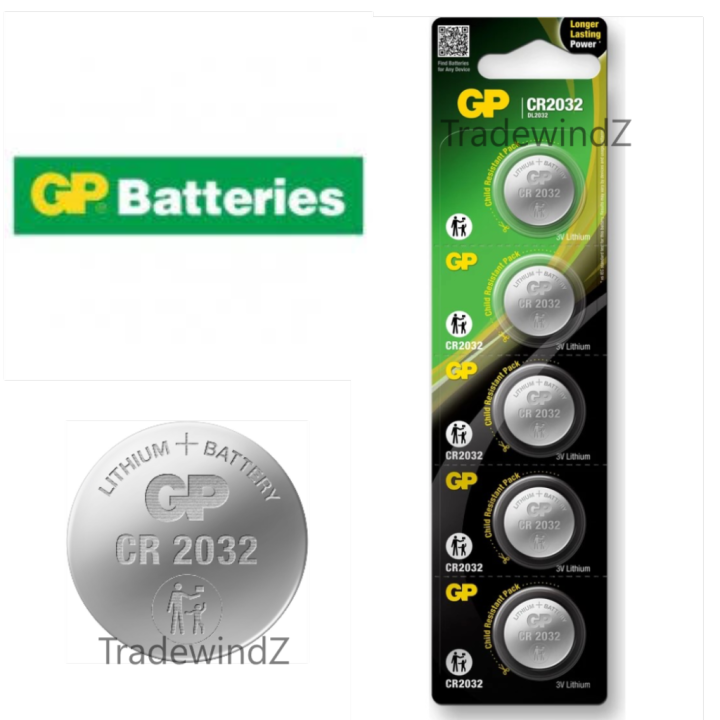 🔥 [Original GP Malaysia] GP CR2032 3V Lithium Cell Coin Cell Button