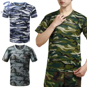 Summer Hiking Hunting Shirts Short Sleeve Combat Tactical Shirt