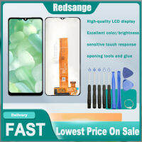 Redsange หน้าจอต้นฉบับสำหรับ Samsung Galaxy F12 F127F ชิ้นส่วนจอสัมผัสแอลซีดีของเครื่องแปลงดิจิทัลอะไหล่ซัมซุง F12 F127