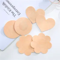 Ready stock 2pcs/10pcs Breast Petals Covers Invisible Stickers Disposable Anti Emptied Chest Paste Strapless Bra