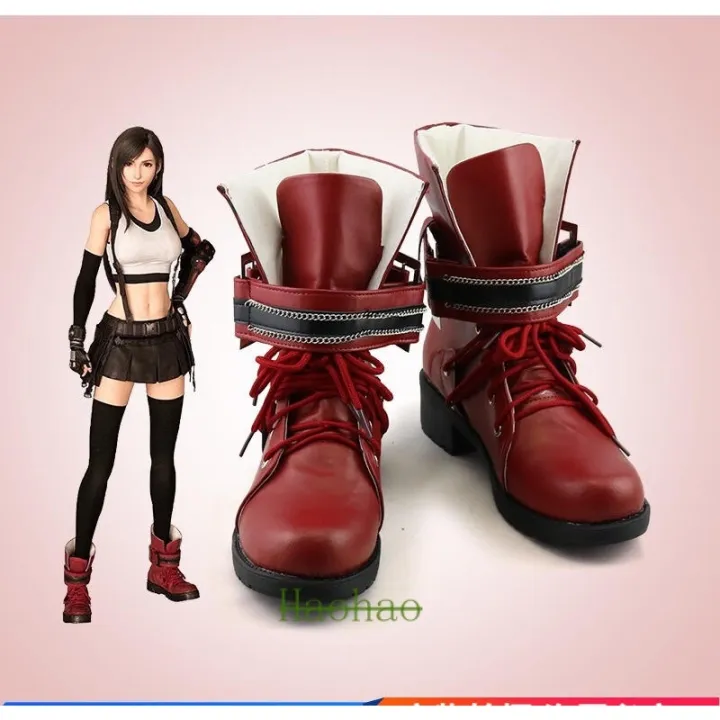 รองเท้าคอสเพลย์-final-fantasy-vii-re-tifa-lockhart-สําหรับผู้หญิง