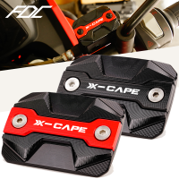 Untuk Moto Morini XCape X แหลม X-Cape650 650X2022 2023มอเตอร์ไซด์ CNC อลูมิเนียมด้านหน้า Ke กระปุกน้ำมันไฮดรอลิกอุปกรณ์ฝาปิด