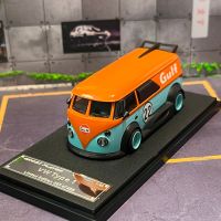 รถตู้ T1ดรีมขนาดเล็ก1/64 RWB โมเดลรถ Diecast อัลลอยความเร็วสูง