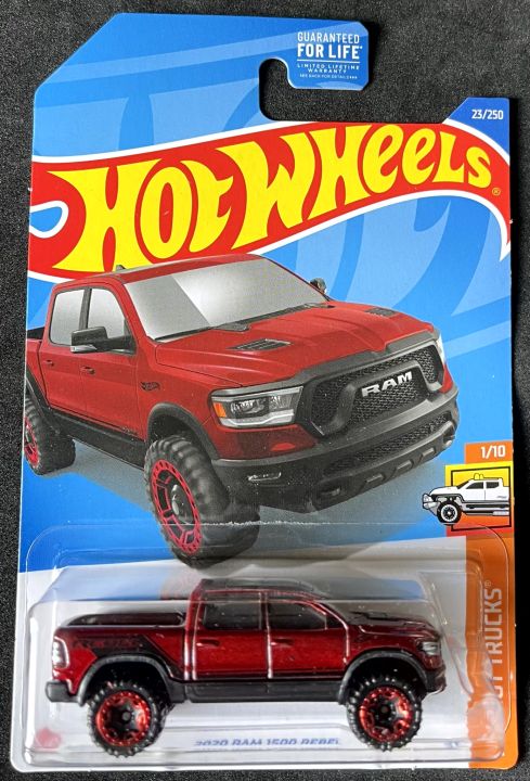 Hot Wheels - HW Hot Trucks - 2020 Ram 1500 Rebel Red (/20D) | Lazada PH