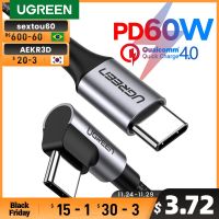 [ร้อน] Ugreเขียว USB ชนิด C ถึง USB C S9 S8สายสำหรับซัมซุง Plus PD 60W ชาร์จเร็วชาร์จเร็วชาร์จเร็ว4.0 USB-C สายเคเบิลสำหรับ Macbook Pro สาย USB