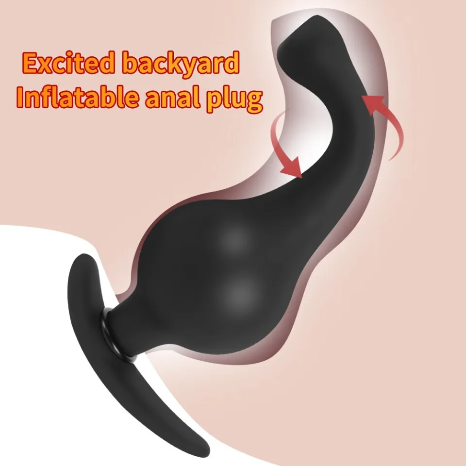 Inflatable Anal Plug Huge Dildo Pump Butt Beads with Steel Ball Prostate  Massager Sex Toys Men Gay Fisting Expander Anus Dilator Privacy packaging |  Lazada PH