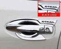 กรอบมือจับประตูด้านนอก X-Trail ป้องกันที่จับประตูฝาครอบสำหรับ Nissan รุ่น Xtrail 2014-2020