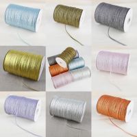 New 20 Yards/bag 3mm width glitter ribbon gift packing belt wedding party Christmas embellishment ribbon sewing Supplies Gift Wrapping  Bags