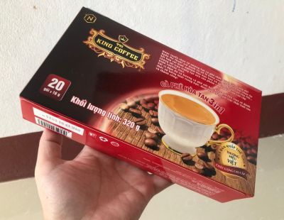 กาแฟ กาแฟเวียดนาม กาแฟสำเร็จรูป 3 in 1 (TNI King Coffee) NEW นำเข้าจากเวียดนาม ขนาด (20ซอง=320g)