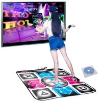 Dance Mat Dancing Step Dancing Mat Dance Pad Dancer Blanket Equipment Revolution HD Non-Slip Foot Print Mat to PC with USB