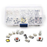 【Sell-Well】 Kings Trading mall 250Pcs 10-Types Tactile Push Button Switch รถรีโมทคอนโทรลปุ่มปุ่ม Touch Microswitch