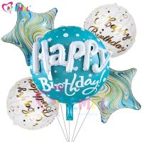 【hot】℡∈○ 5 Pcs/Set Round Foil Balloons with LOVE Letters Globos Wedding Valentines Day Birthday Decorations Wholesale