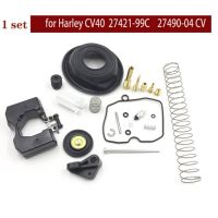 ชุดการสร้างคาร์บูเรเตอร์สำหรับ Harley Cv40 27421-99c 27490-04 Cvmotorcycke ชุดอุปกรณ์เสริมชุดซ่อมแซมใหม่คาร์บูเรเตอร์