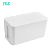 ?【Lowest price】YKS กล่องเก็บสายไฟบนโต๊ะแบบเรียบง่ายกล่องเก็บสายไฟตกแต่งการจัดการสายที่ชาร์จอุปกรณ์ภายในบ้าน