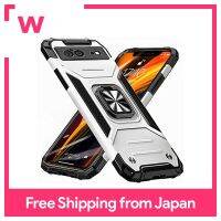 Pixel 6เคส PC + TPU แบบทหารมาตรฐาน MIL การดูดซับแรงกระแทกกันกระแทกกันตกฟังก์ชันขาตั้งโครงสร้างคู่กันฝุ่นบางน้ำหนักเบาการหมุน360องศาแบบบูรณาการเต็มพื้นผิวฝาครอบป้องกัน Google Pixel 6เคส W-KM-24-04เงิน