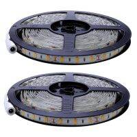 2X Flexible 5M DC 12V 36W SMD 2835 x 300 Leds IP20 Warm White(3000K) LED Strip Band Lights